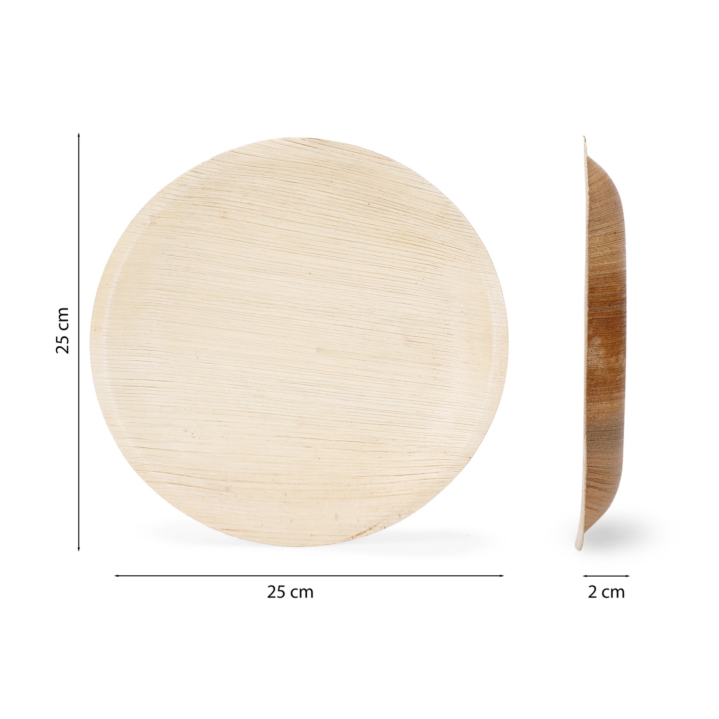 Areca Plate Round