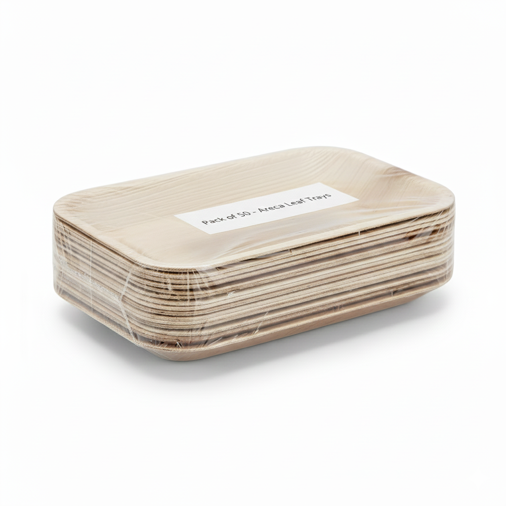 Areca Plate  Rectangle