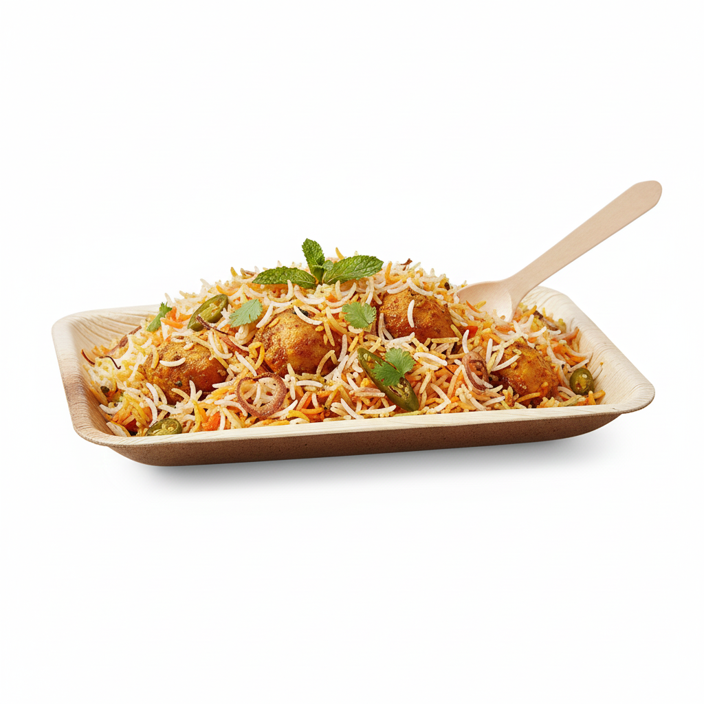 Areca Plate  Rectangle