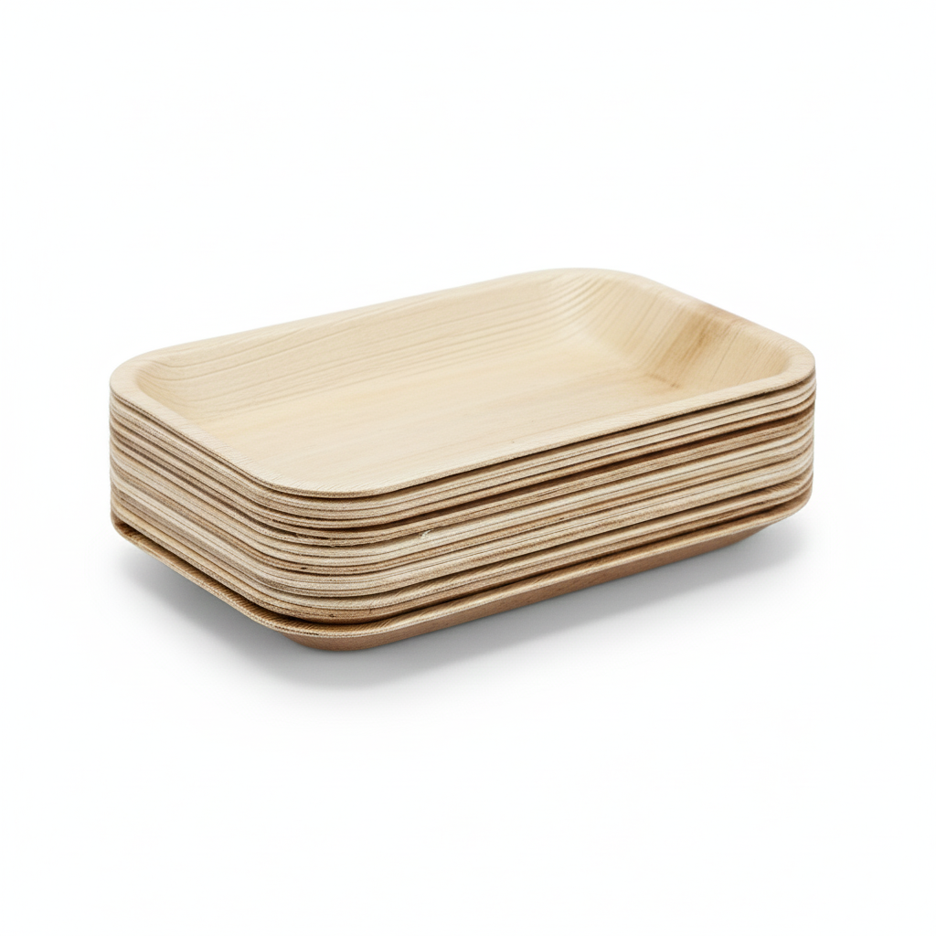 Areca Plate  Rectangle